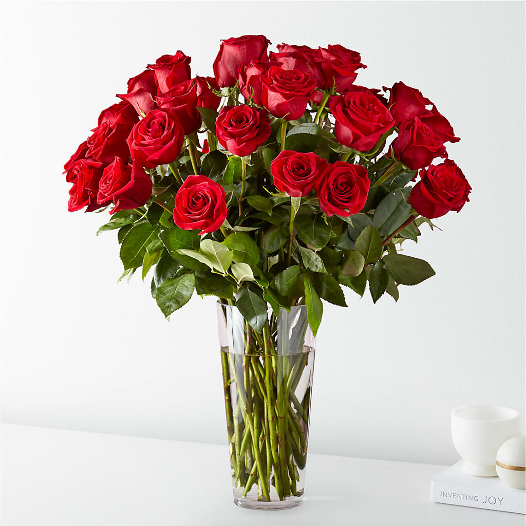 Long Stem Red Rose Bouquet – Garden Of Eden Florist, San Antonio TX