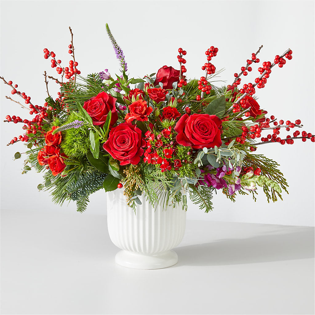 Big Red Bow Bouquet – Garden Of Eden Florist, San Antonio TX