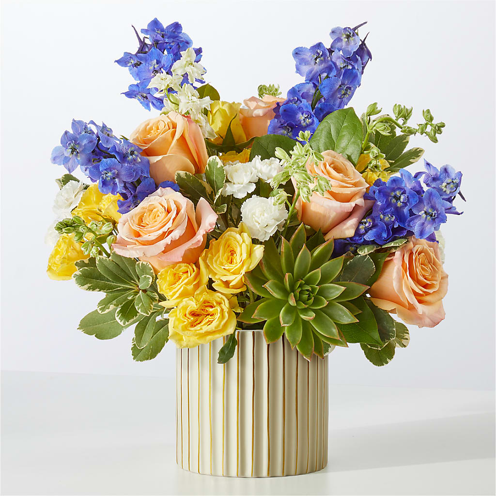 Cobalt Reverie Bouquet – Garden Of Eden Florist, San Antonio TX