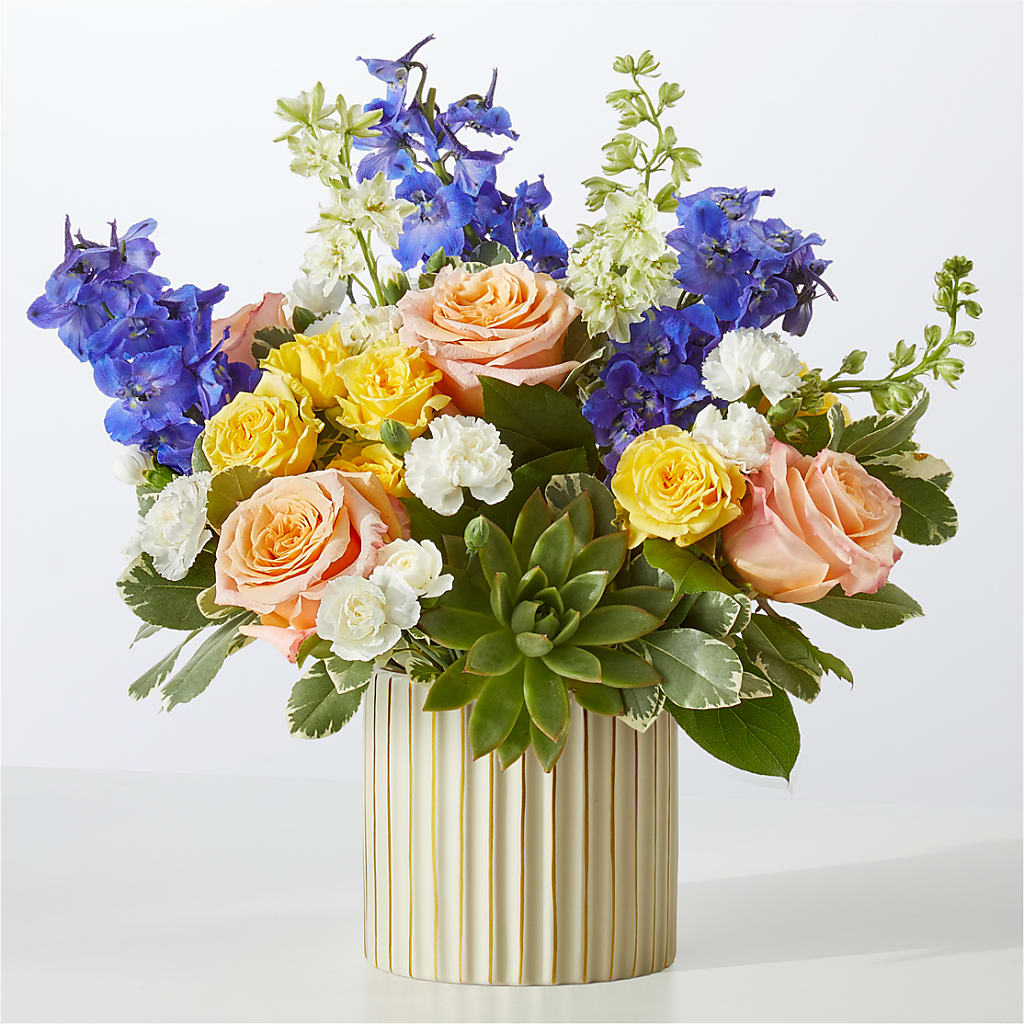 Cobalt Reverie Bouquet – Garden Of Eden Florist, San Antonio TX