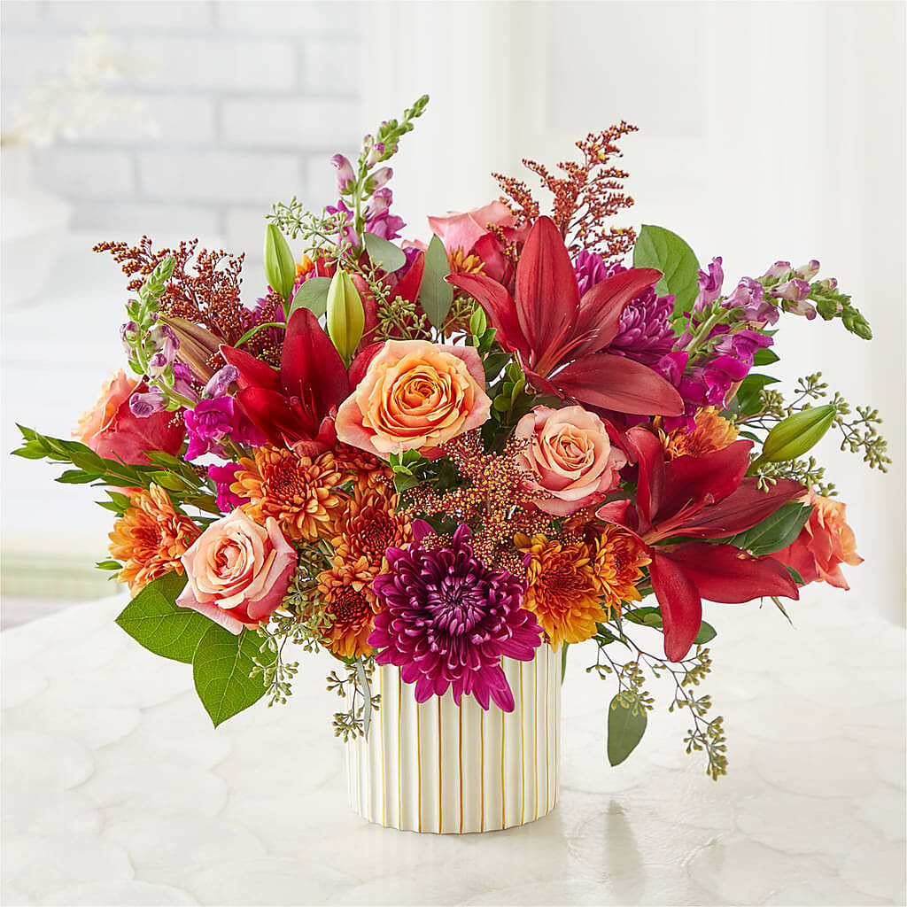 Burgundy Landscape Bouquet – Garden Of Eden Florist, San Antonio TX