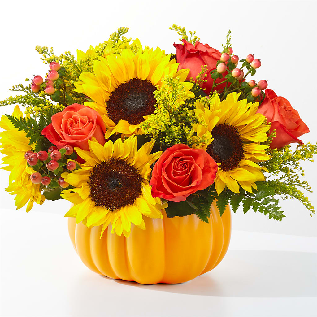 Pick of the Patch Pumpkin Bouquet – Garden Of Eden Florist, San Antonio TX