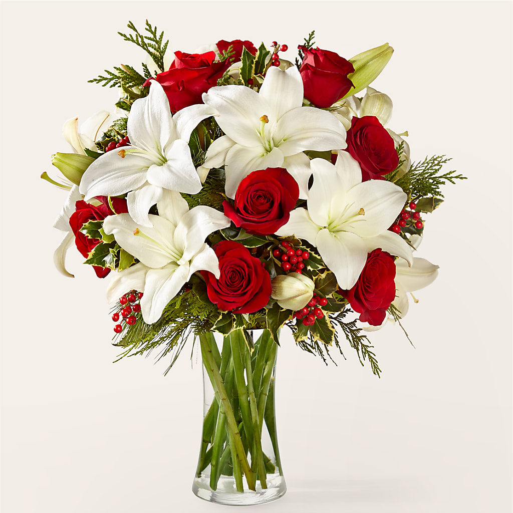 Sparkling Snowflakes Bouquet – Garden Of Eden Florist, San Antonio TX