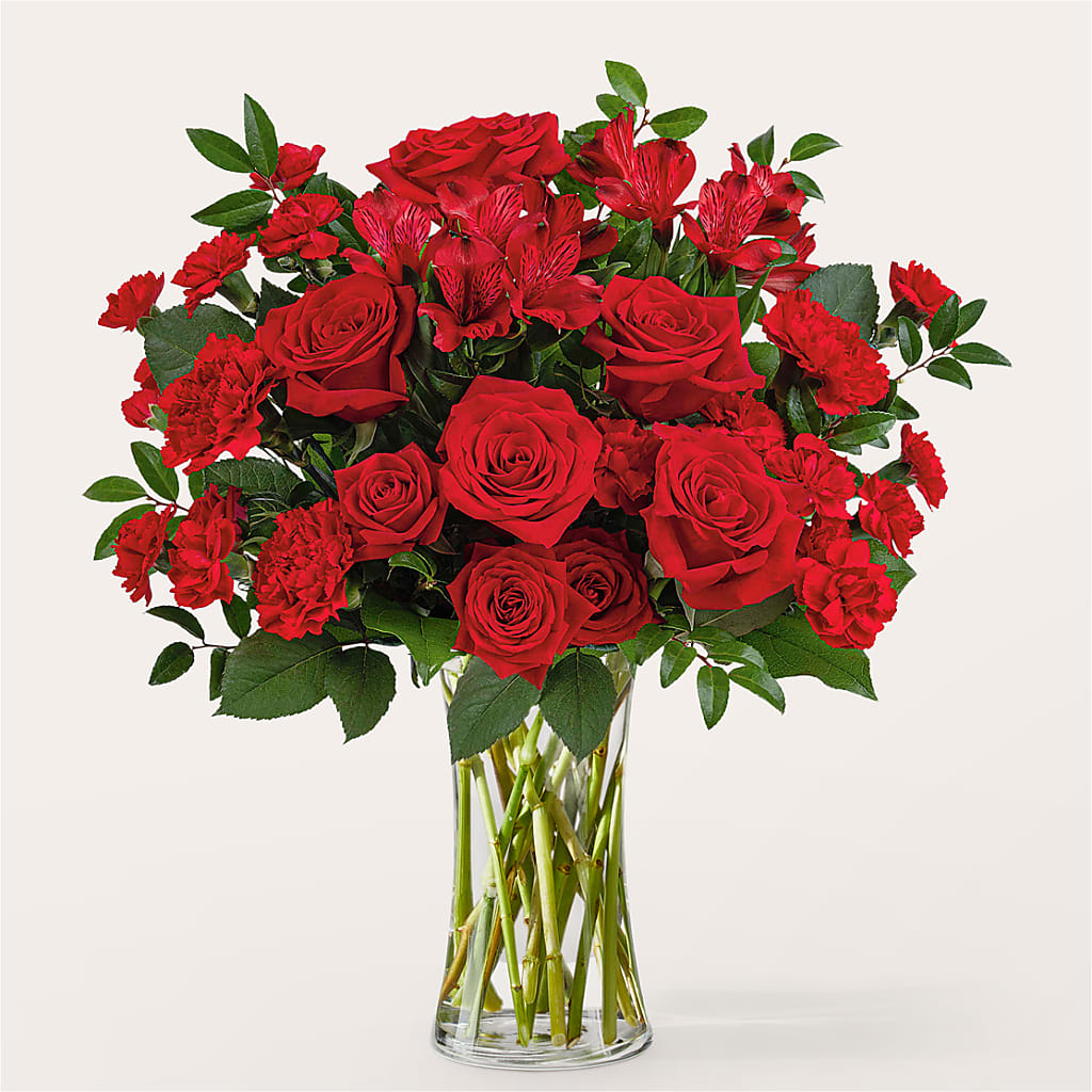 Brilliant Ruby Bouquet – Garden Of Eden Florist, San Antonio TX