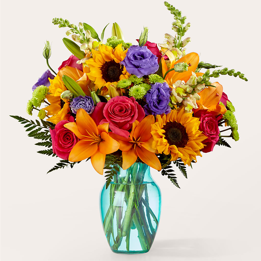 Double Rainbow Bouquet – Garden Of Eden Florist, San Antonio TX