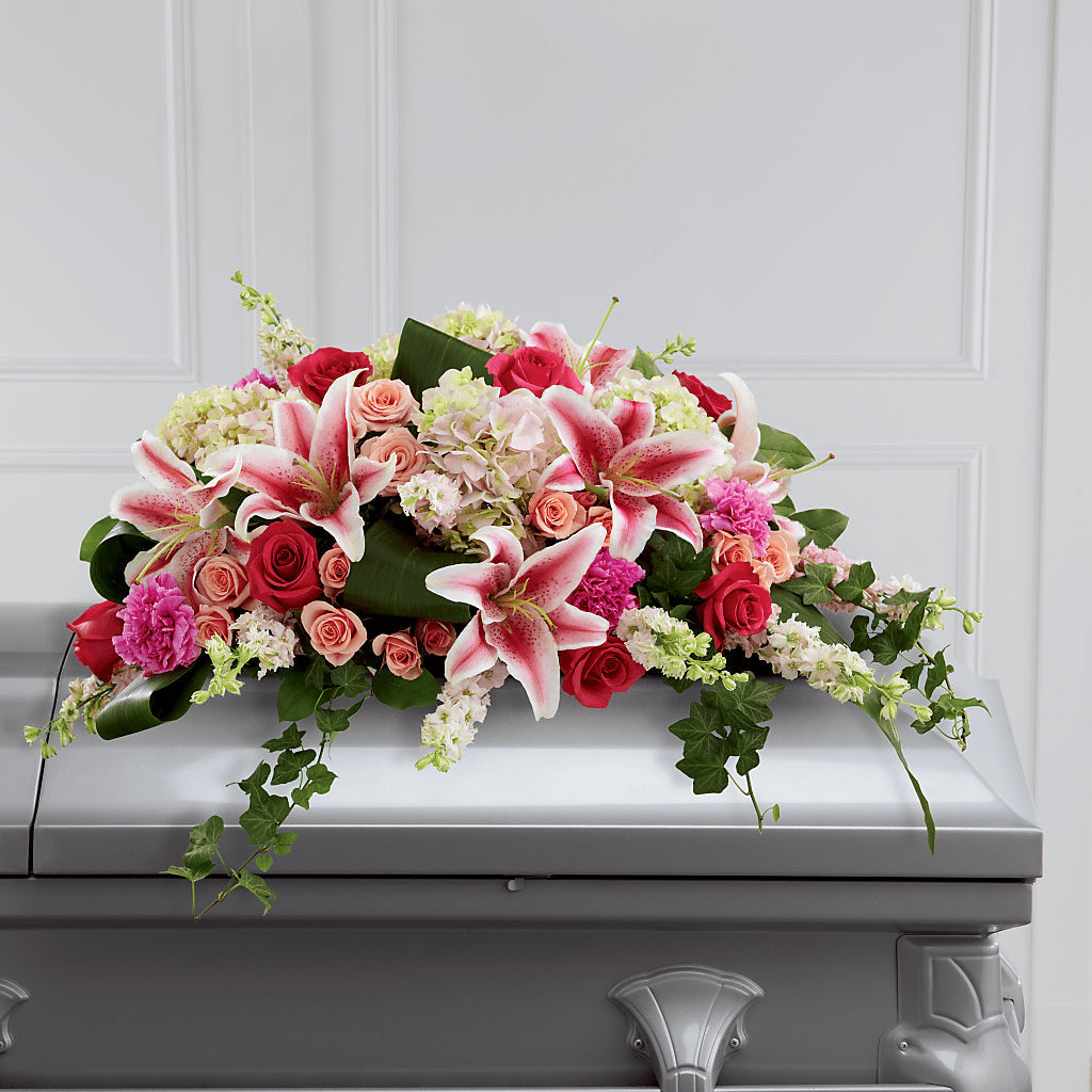 Splendid Grace Casket Spray – Garden Of Eden Florist, San Antonio TX