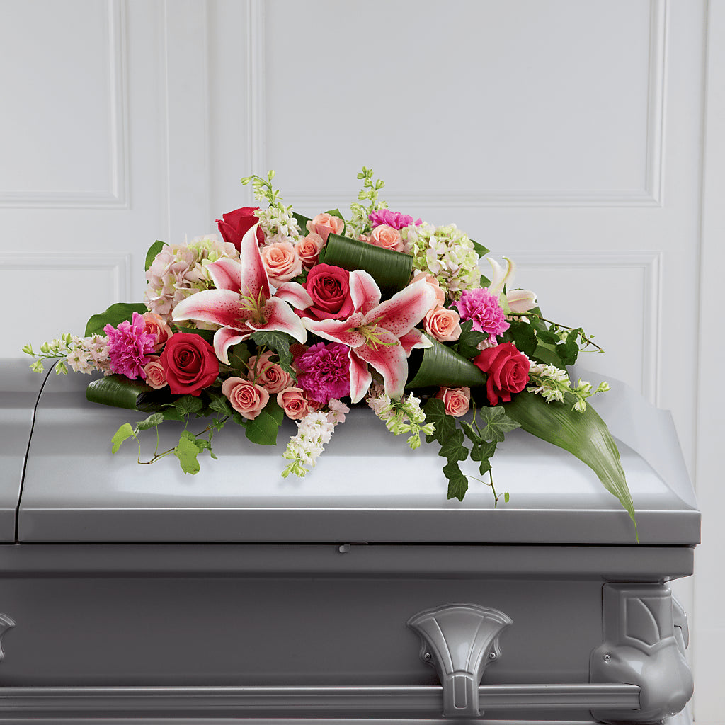 Splendid Grace Casket Spray – Garden Of Eden Florist, San Antonio TX