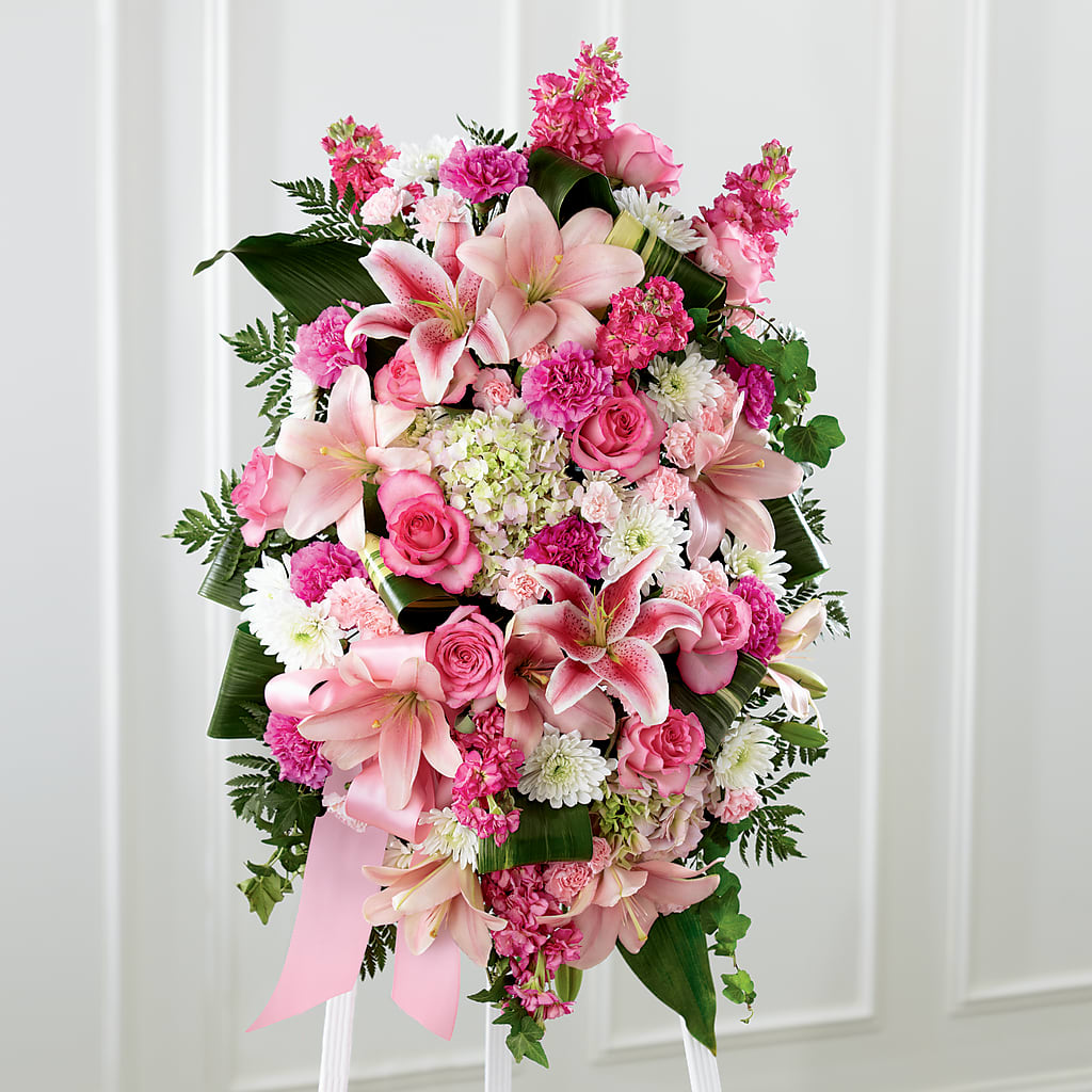 Comforting Standing Spray – Garden Of Eden Florist, San Antonio TX