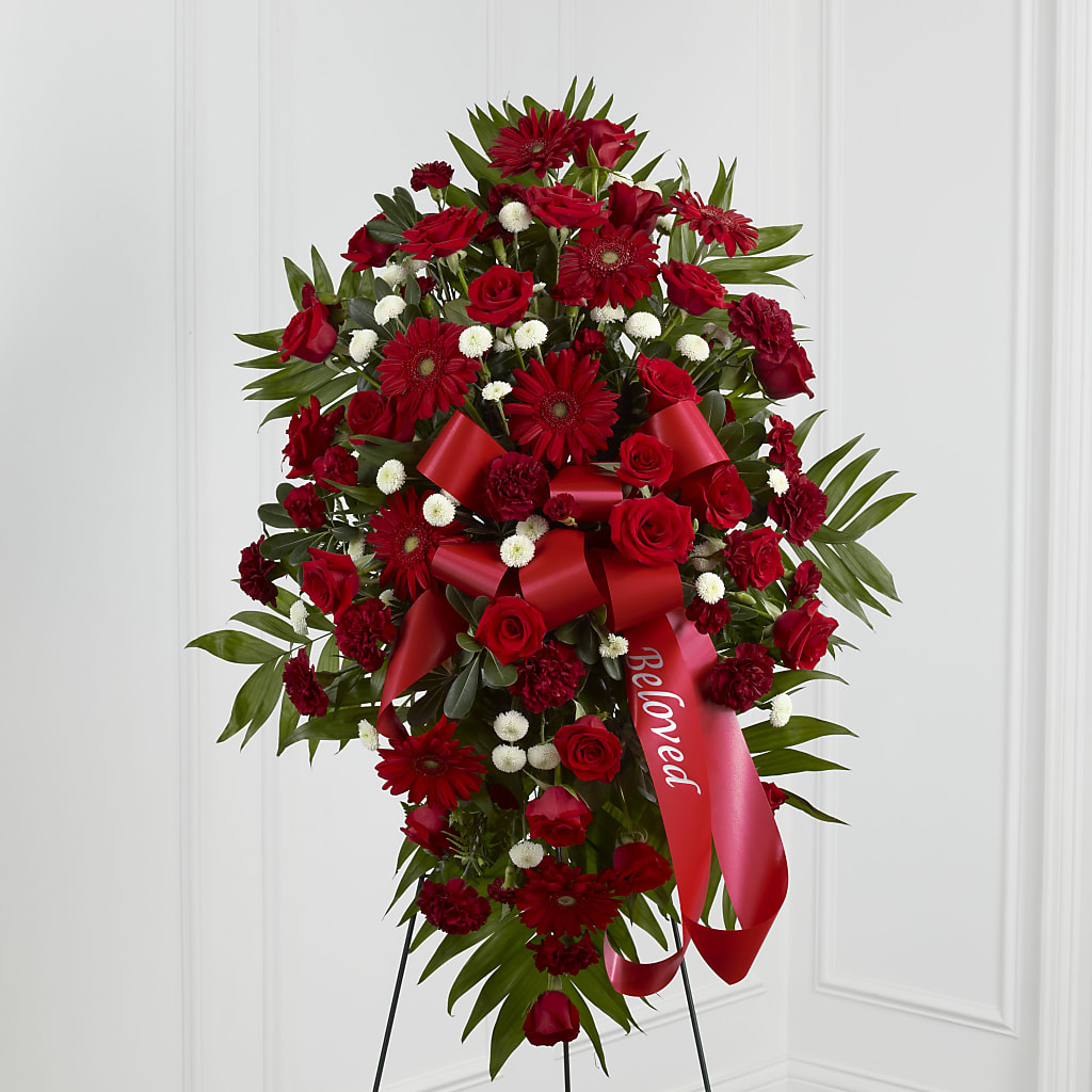 Treasured Memories Standing Spray – Garden Of Eden Florist, San Antonio TX