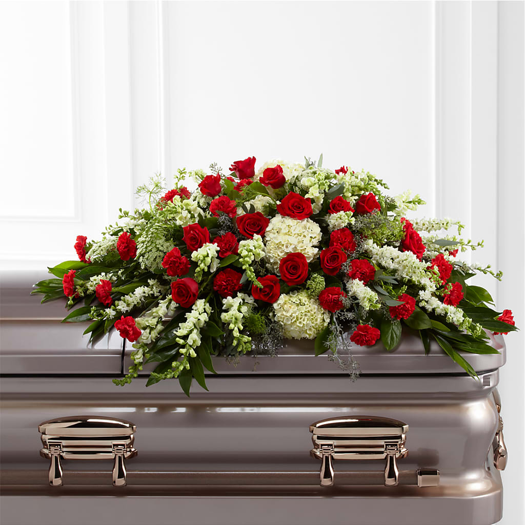 Sincerity Casket Spray – Garden Of Eden Florist, San Antonio TX