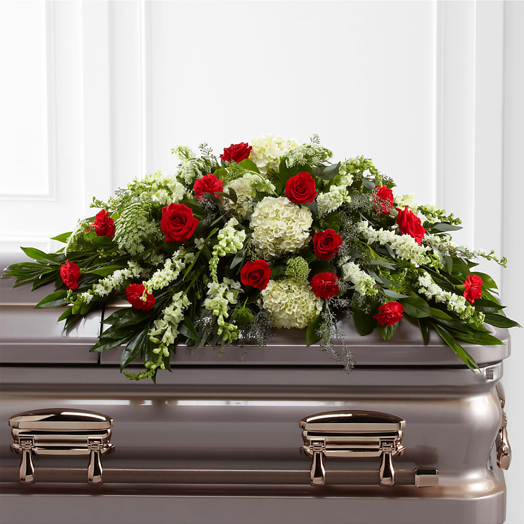 Sincerity Casket Spray – Garden Of Eden Florist, San Antonio TX