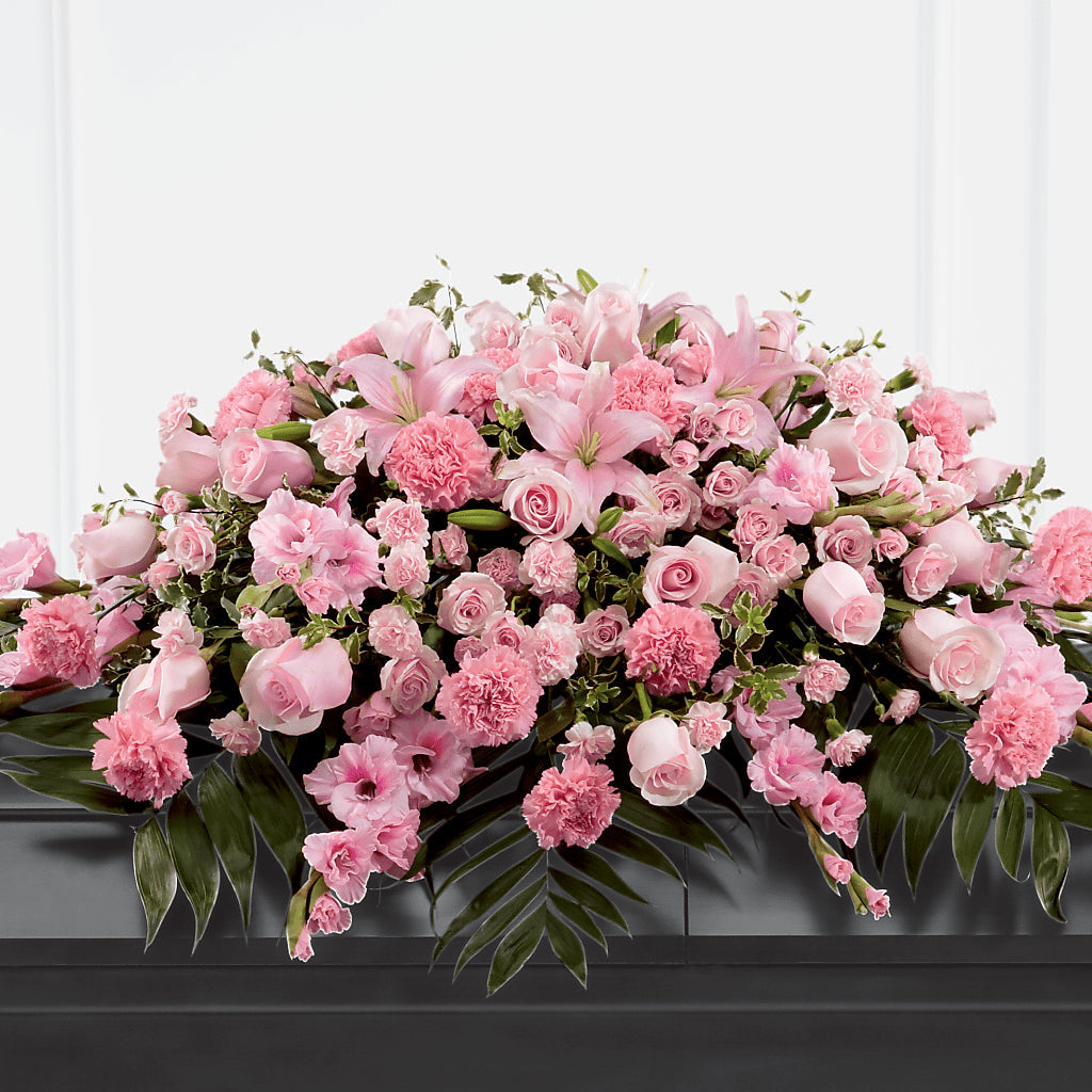 Garden of Comfort Casket Spray (Standard) – Garden Of Eden Florist, San Antonio TX