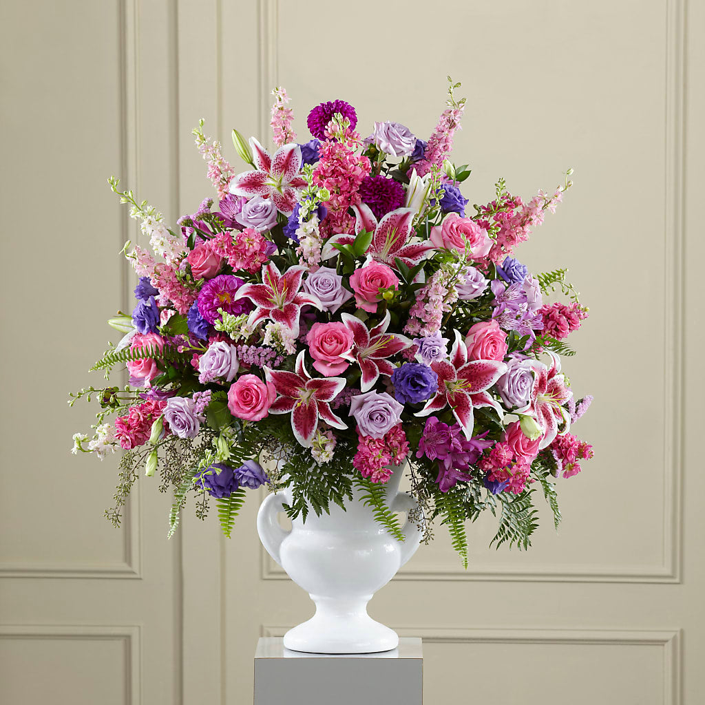 Peaceful Tribute Arrangement – Garden Of Eden Florist, San Antonio TX