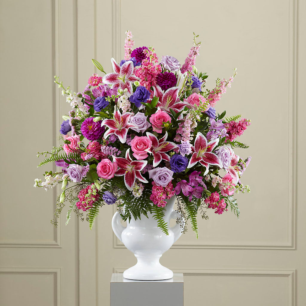 Peaceful Tribute Arrangement – Garden Of Eden Florist, San Antonio TX