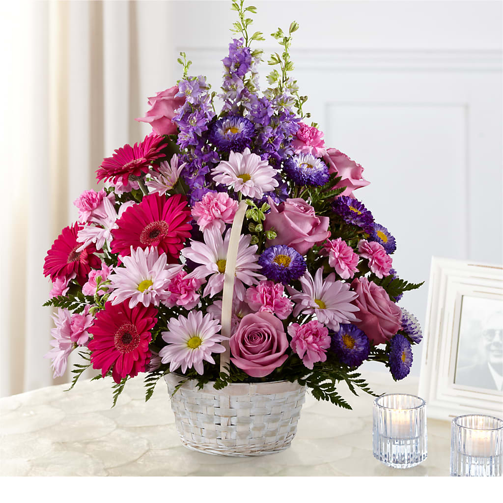Pastel Peace Basket – Garden Of Eden Florist, San Antonio TX