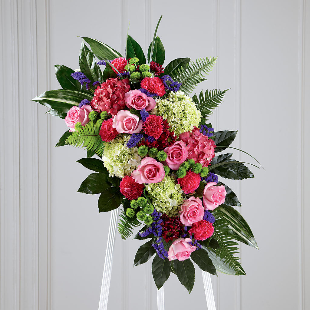 Refreshing Mix Standing Spray – Garden Of Eden Florist, San Antonio TX