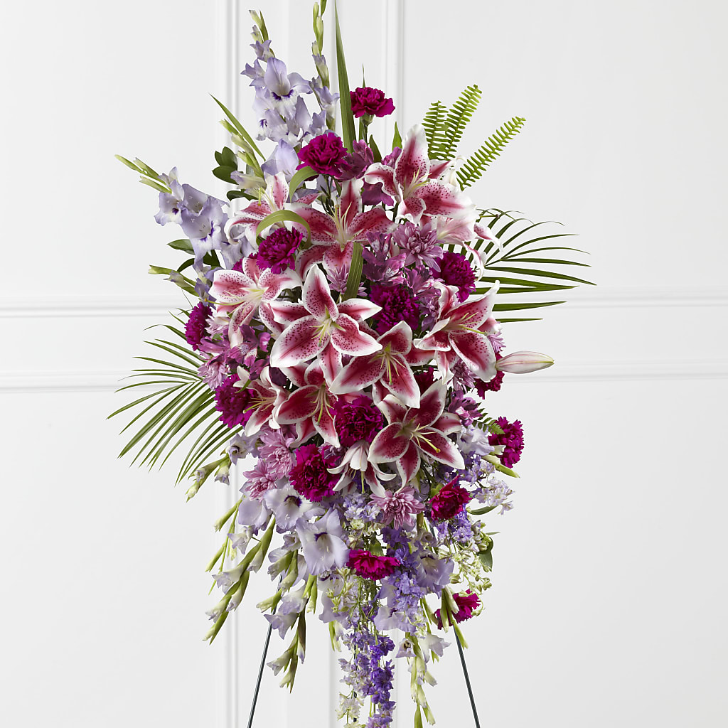 Tender Touch Standing Spray – Garden Of Eden Florist, San Antonio TX