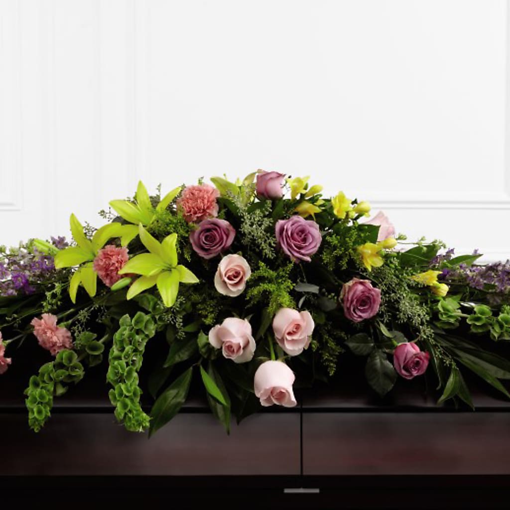 Forever Beloved Casket Spray – Garden Of Eden Florist, San Antonio TX