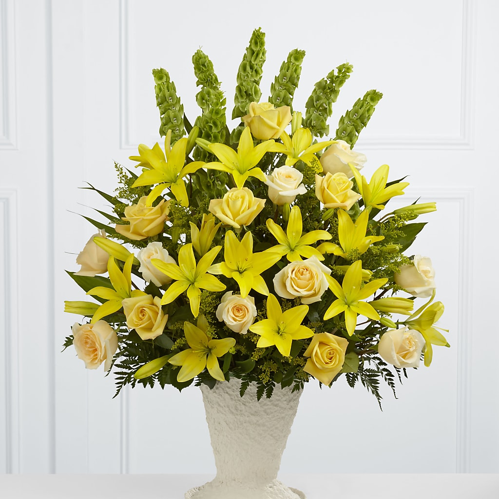 Golden Memories Arrangement – Garden Of Eden Florist, San Antonio TX
