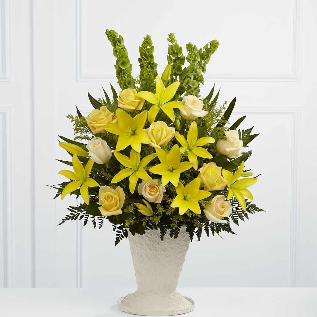 Golden Memories Arrangement – Garden Of Eden Florist, San Antonio TX