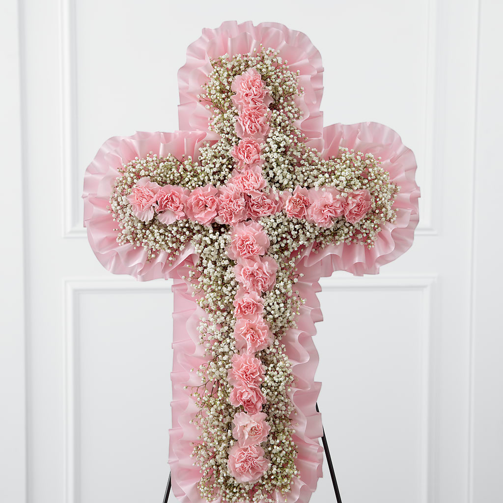 Angel's Cross Easel – Garden Of Eden Florist, San Antonio TX