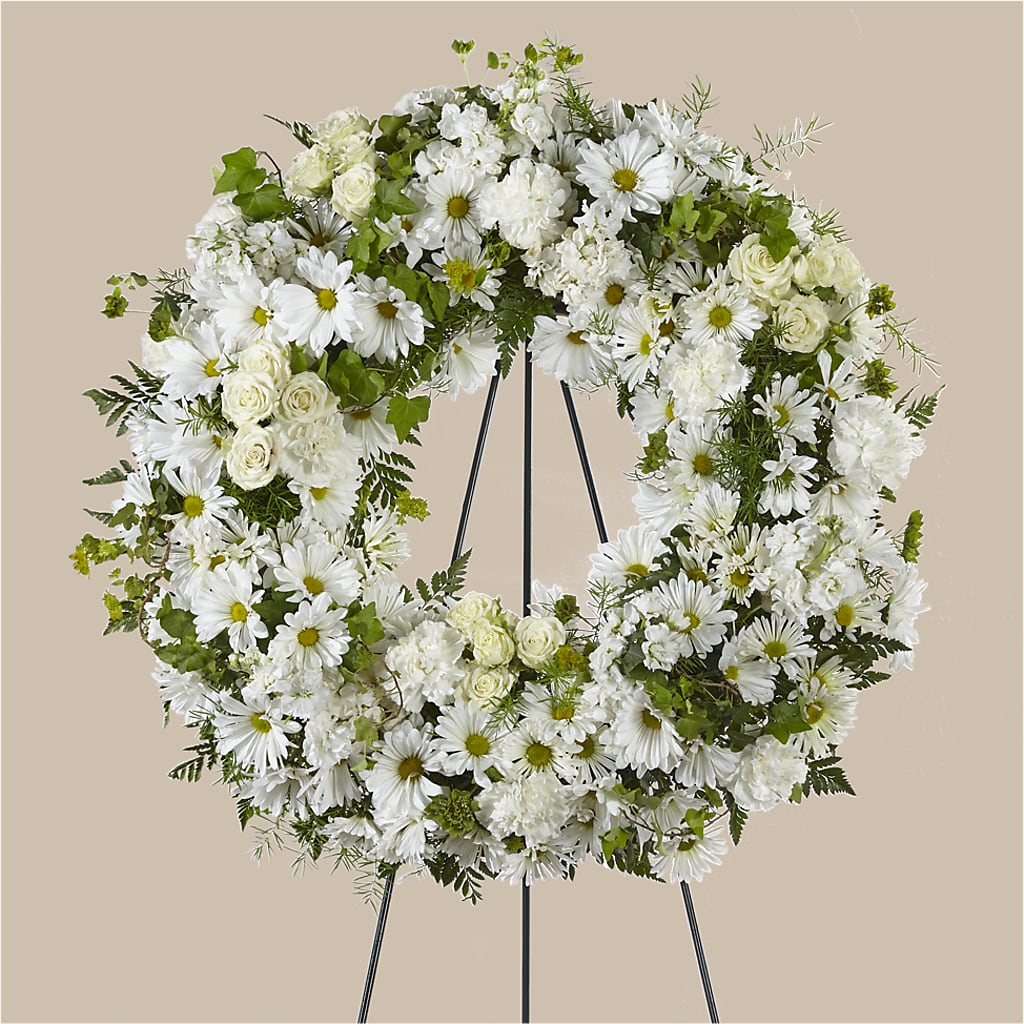 Faithful Wishes Wreath – Garden Of Eden Florist, San Antonio TX