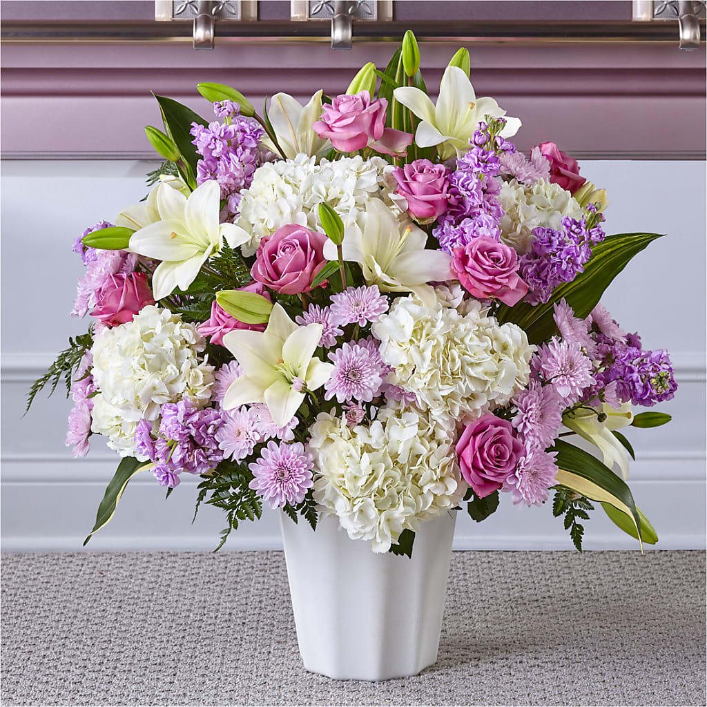 Heaven Sent Floor Basket – Garden Of Eden Florist, San Antonio TX
