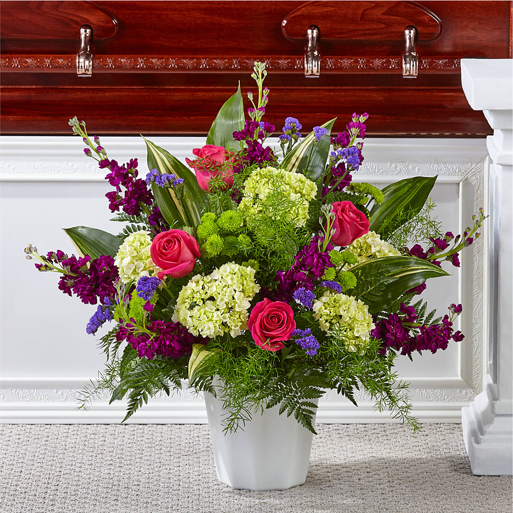 Beautiful Horizons Floor Basket – Garden Of Eden Florist, San Antonio TX