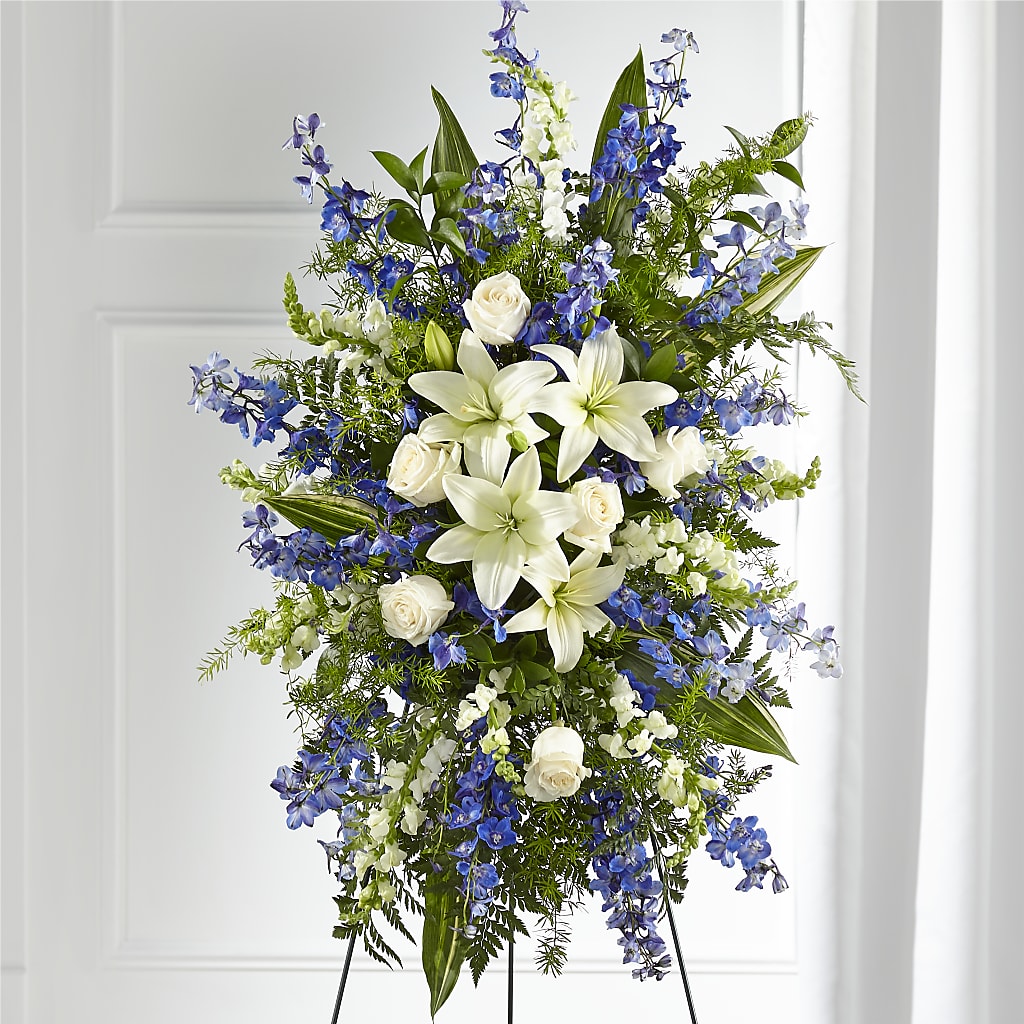Faithful Friend Standing Spray – Garden Of Eden Florist, San Antonio TX