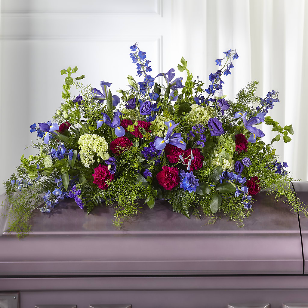 Always Treasured Casket Spray – Garden Of Eden Florist, San Antonio TX