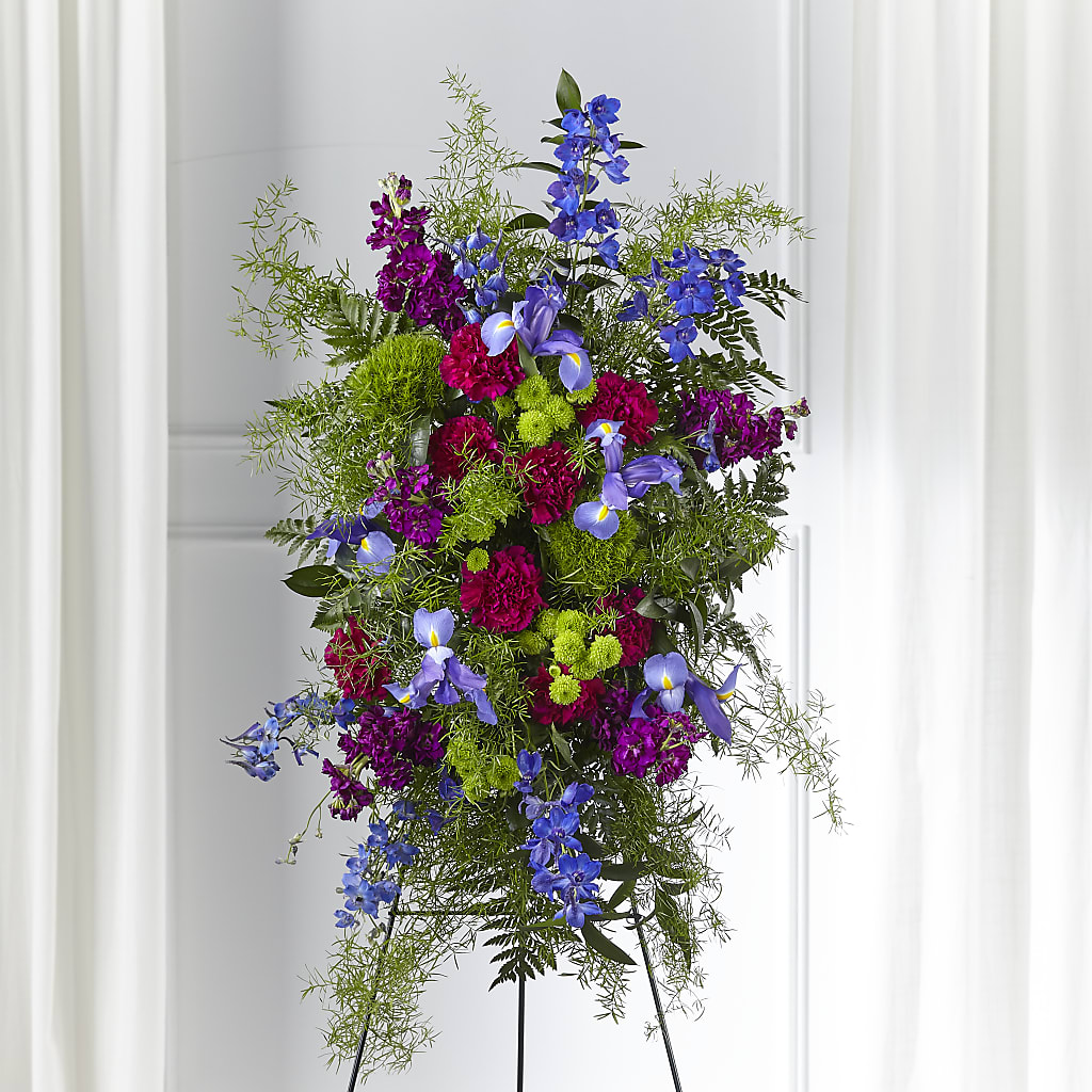 Heavenly Skies Standing Spray – Garden Of Eden Florist, San Antonio TX