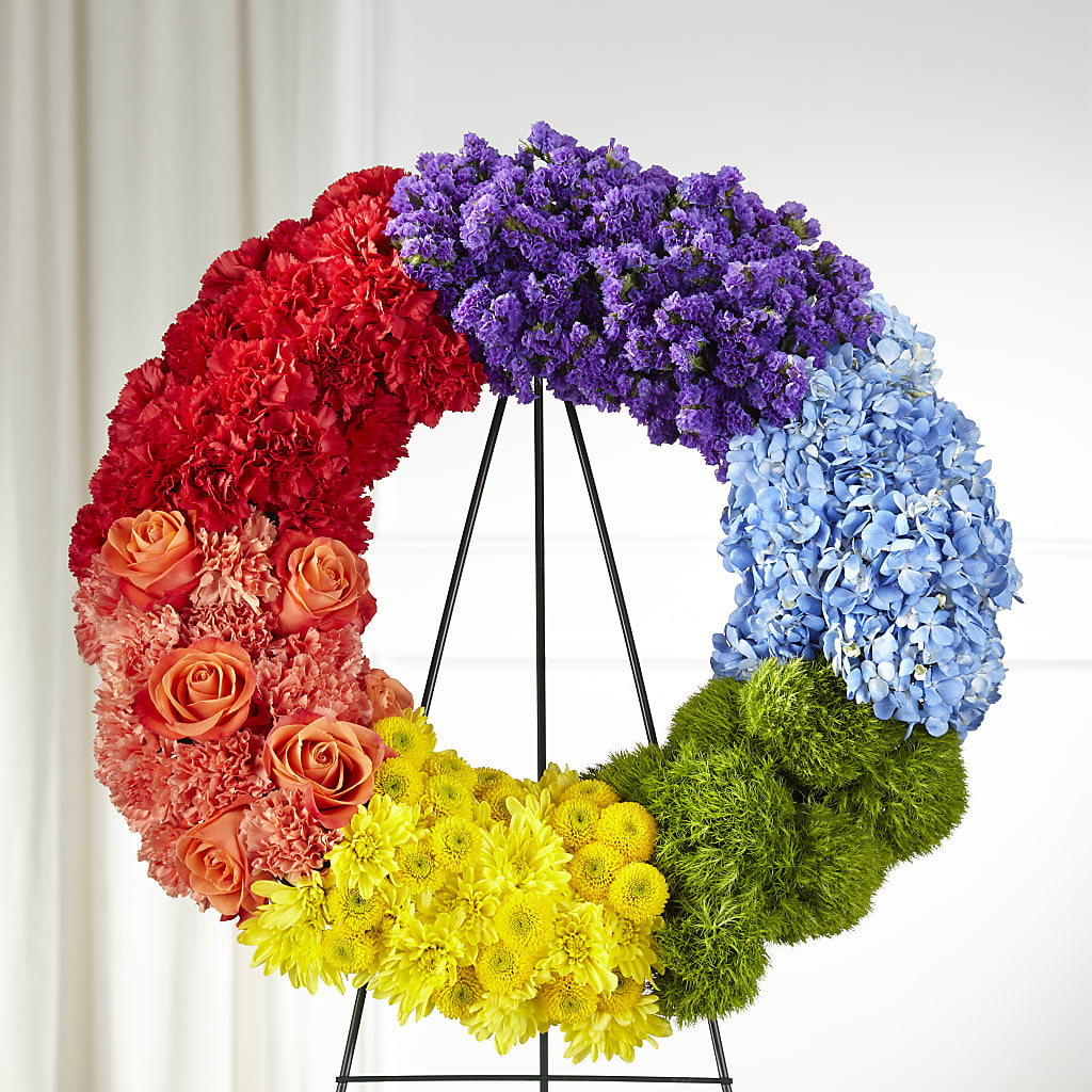 Circle of Love Wreath – Garden Of Eden Florist, San Antonio TX
