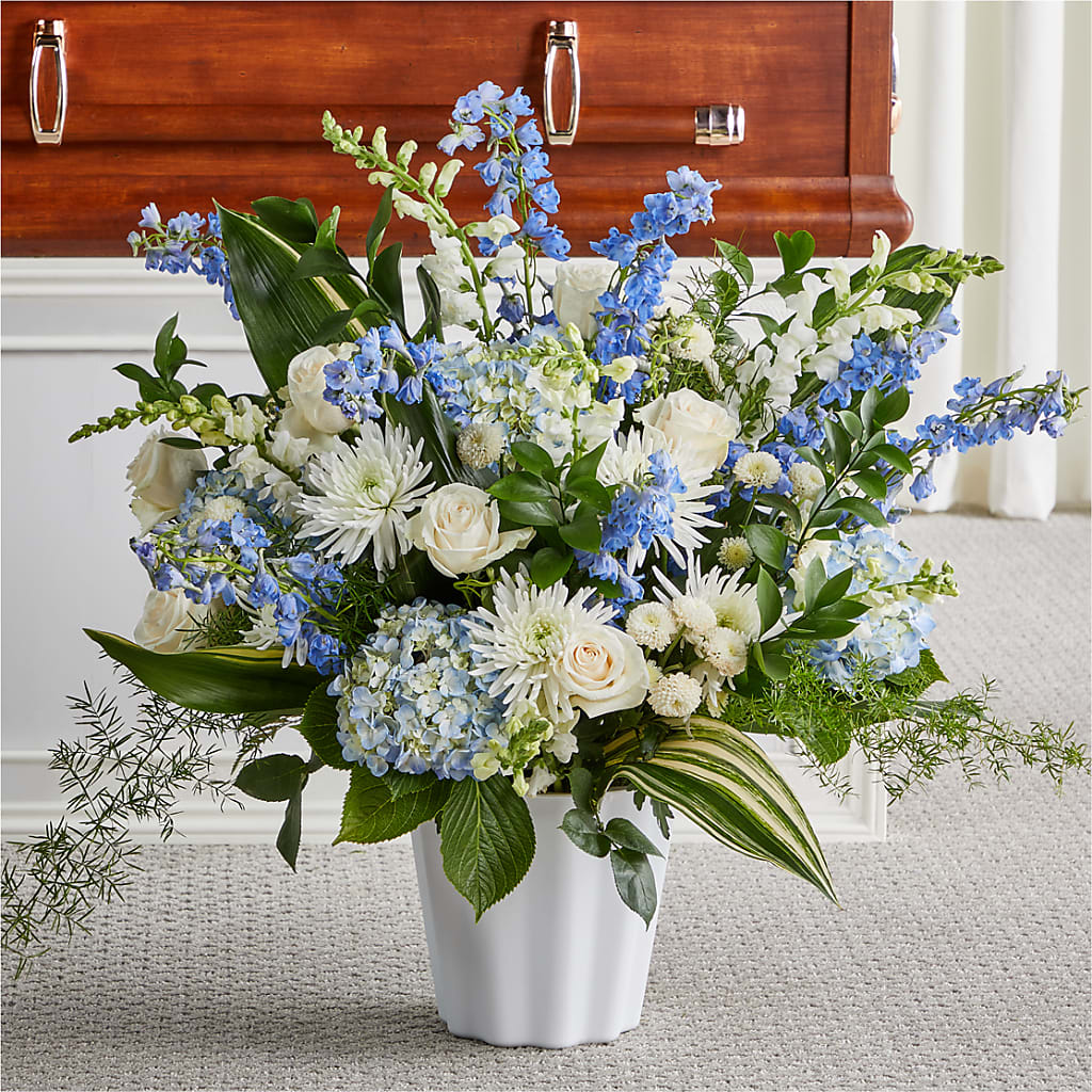 Everlasting Memories Floor Basket – Garden Of Eden Florist, San Antonio TX