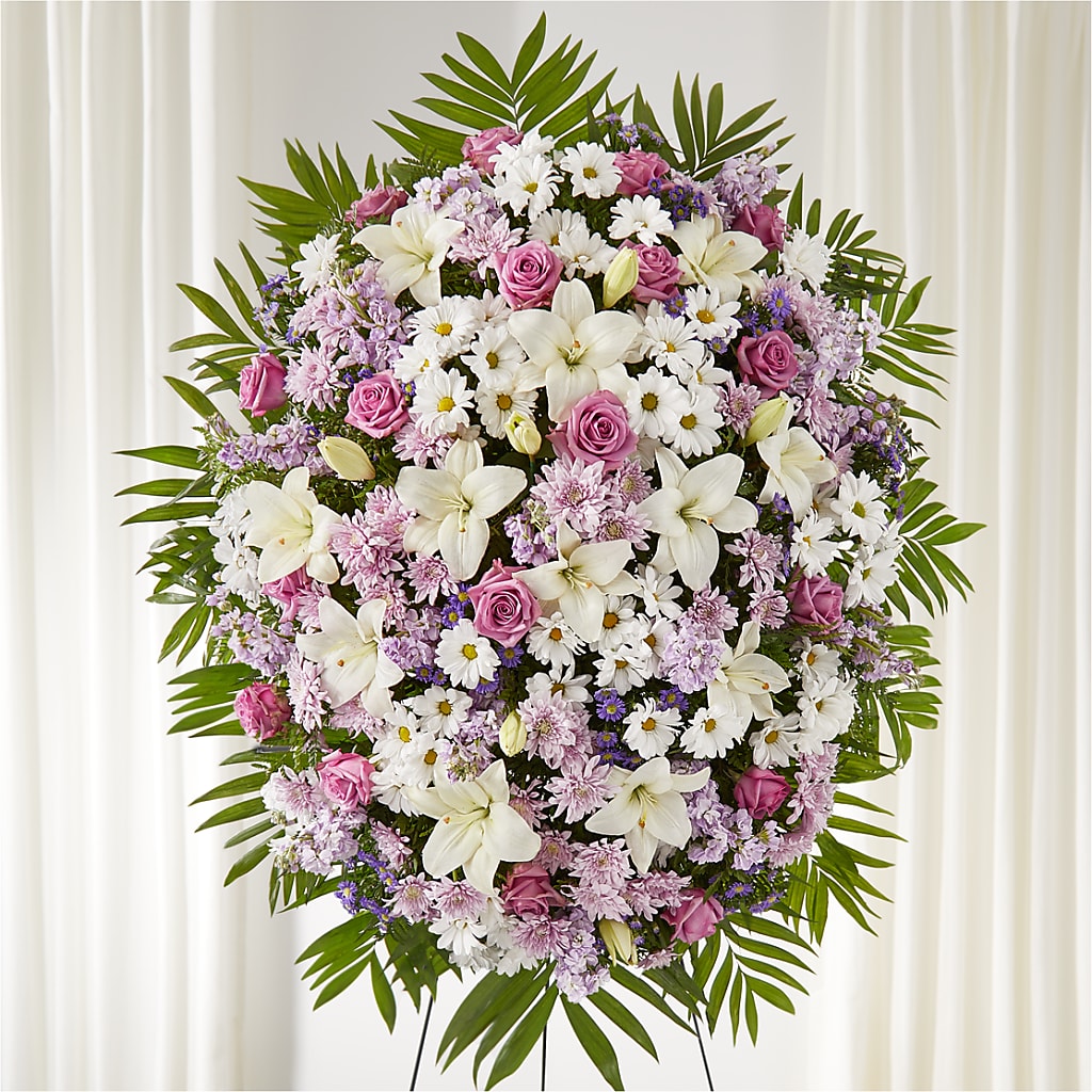 Surrounded by Love Standing Spray – Garden Of Eden Florist, San Antonio TX