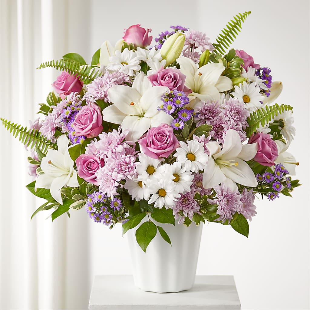 Warmest Thoughts Tabletop Basket – Garden Of Eden Florist, San Antonio TX