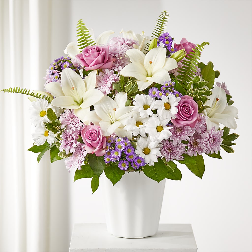 Warmest Thoughts Tabletop Basket – Garden Of Eden Florist, San Antonio TX