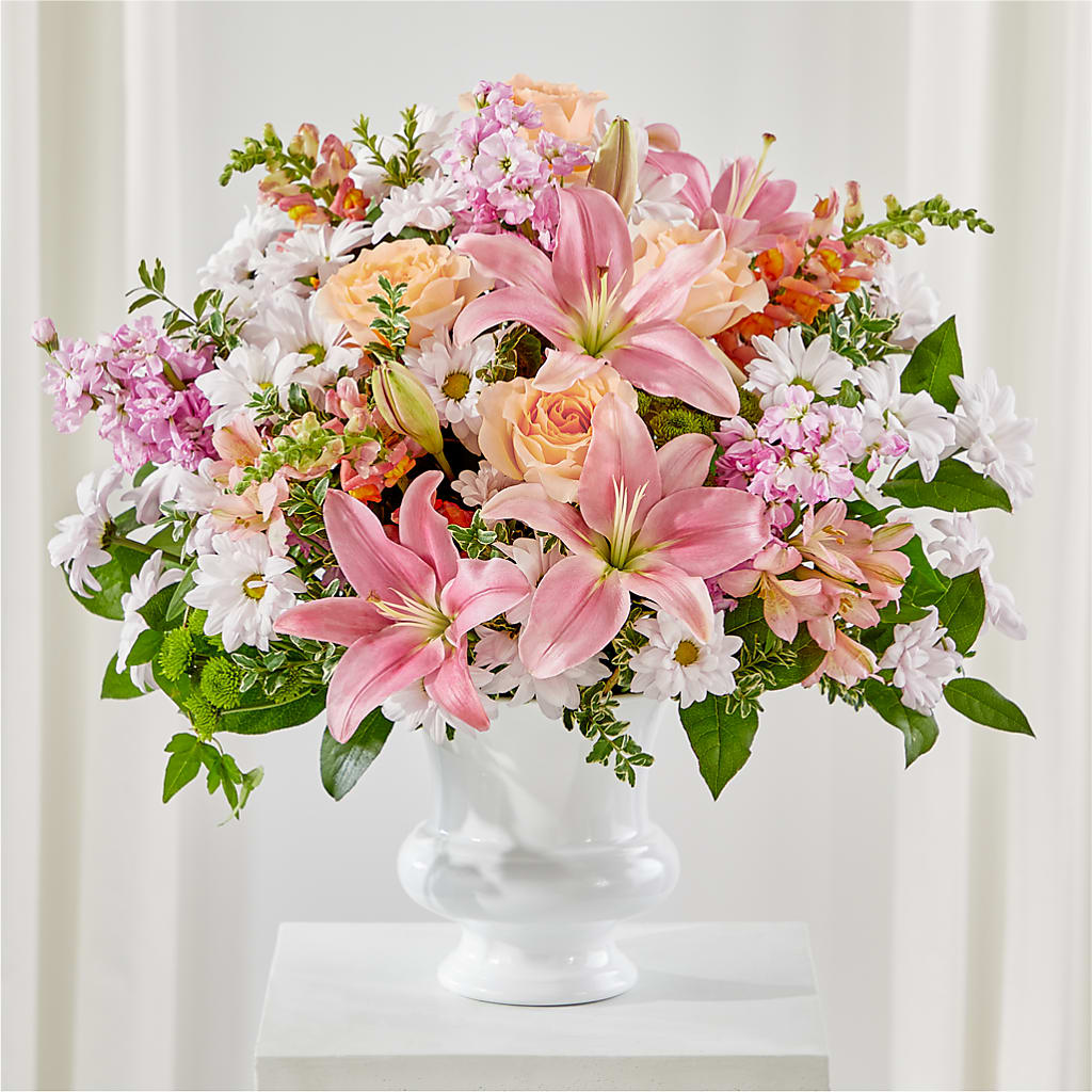 Heartfelt Gesture Urn Arrangement – Garden Of Eden Florist, San Antonio TX