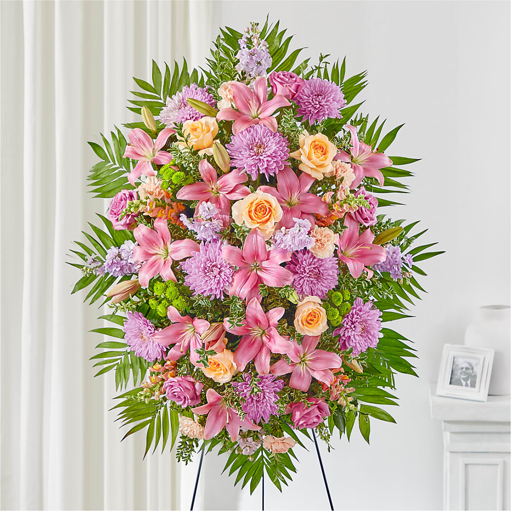 Love & Light Standing Spray – Garden Of Eden Florist, San Antonio TX