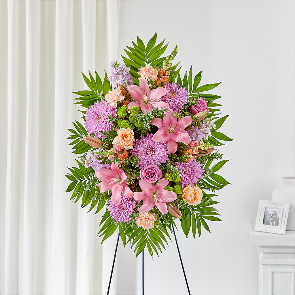 Love & Light Standing Spray – Garden Of Eden Florist, San Antonio TX