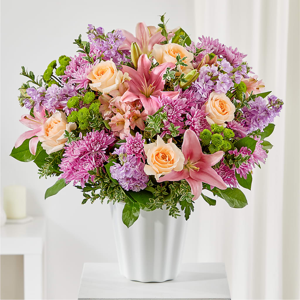 Supportive Embrace Tabletop Basket – Garden Of Eden Florist, San Antonio TX