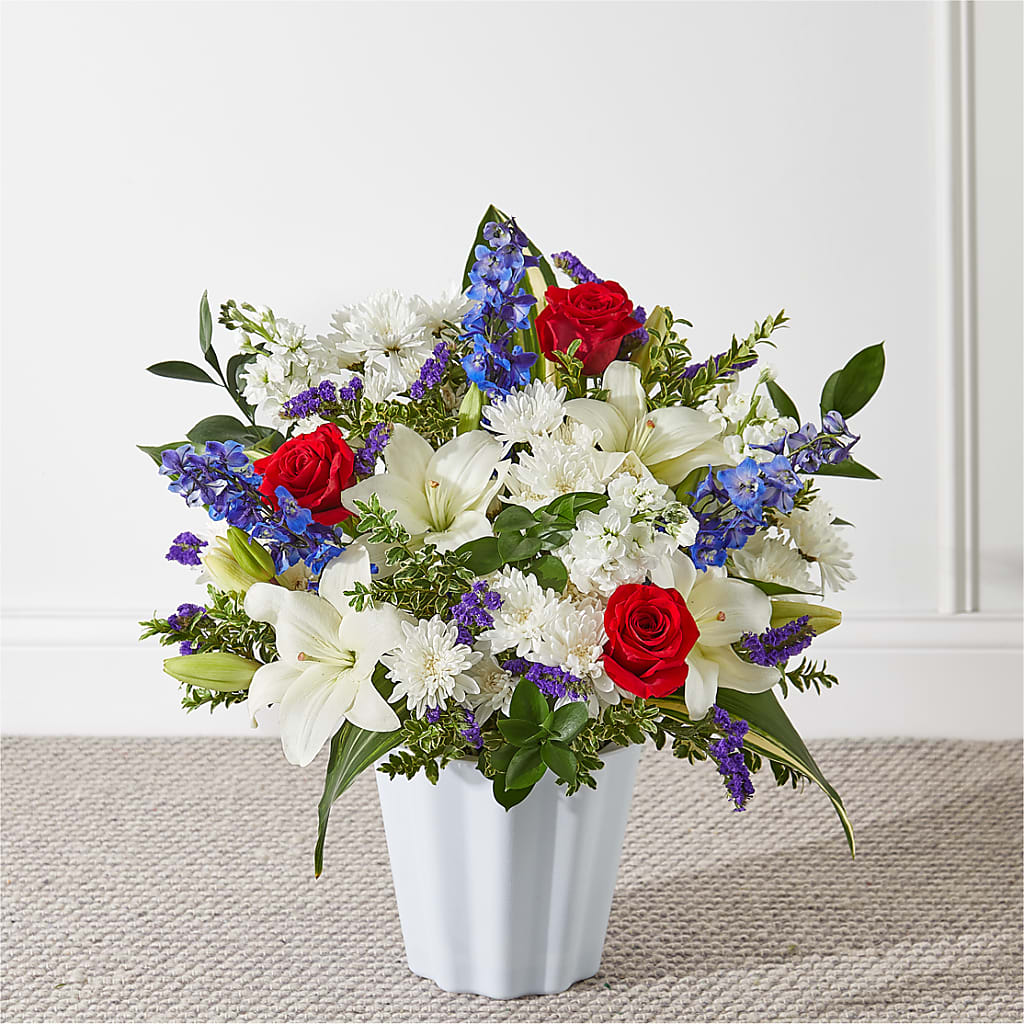 Consoled Floor Basket – Garden Of Eden Florist, San Antonio TX