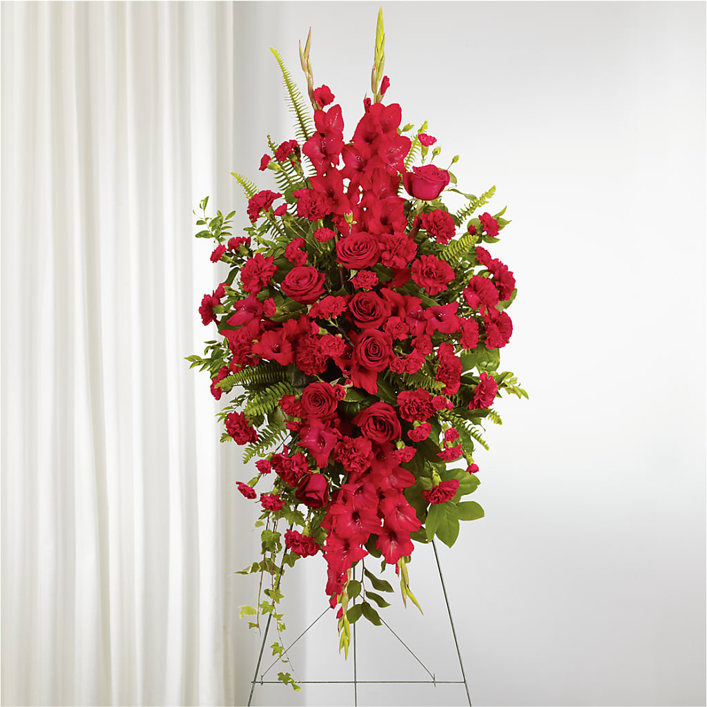 From the Heart Standing Spray – Garden Of Eden Florist, San Antonio TX