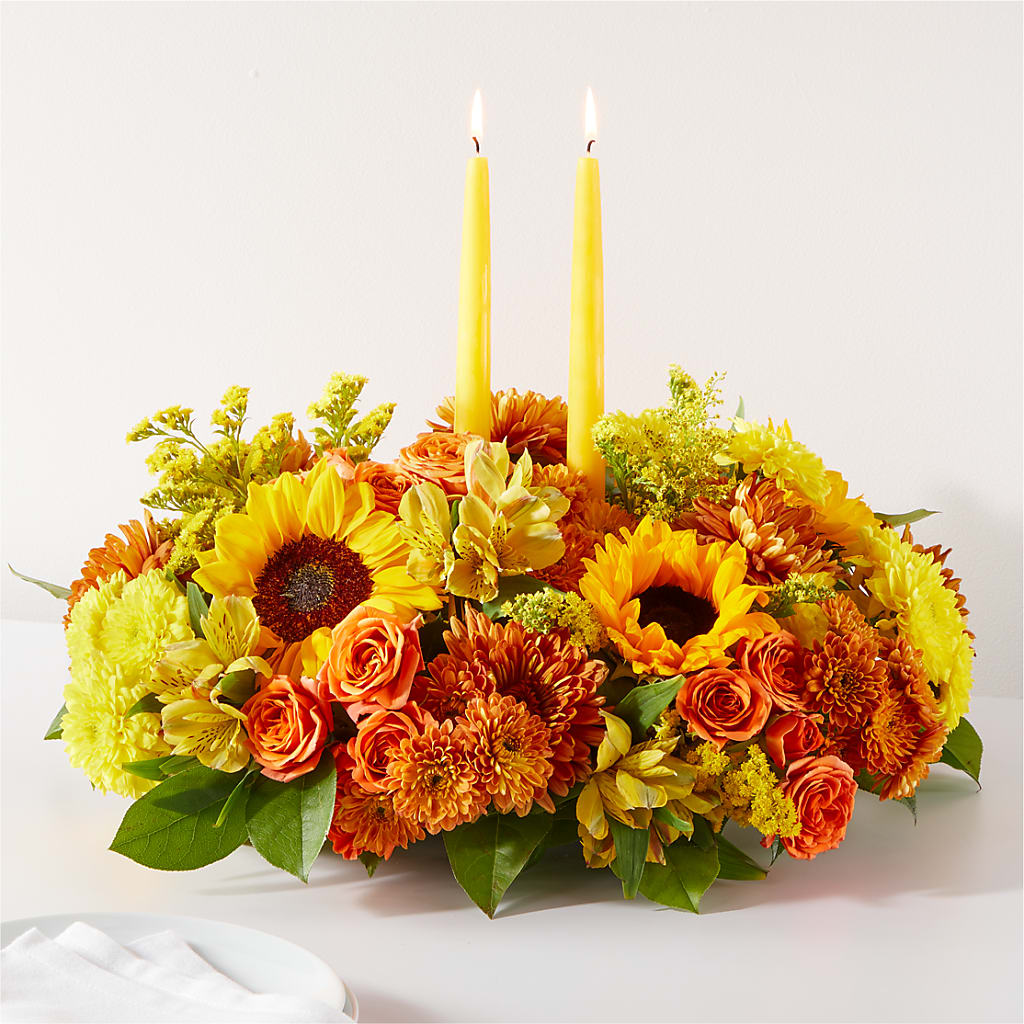 Autumn Harmony Centerpiece – Garden Of Eden Florist, San Antonio TX