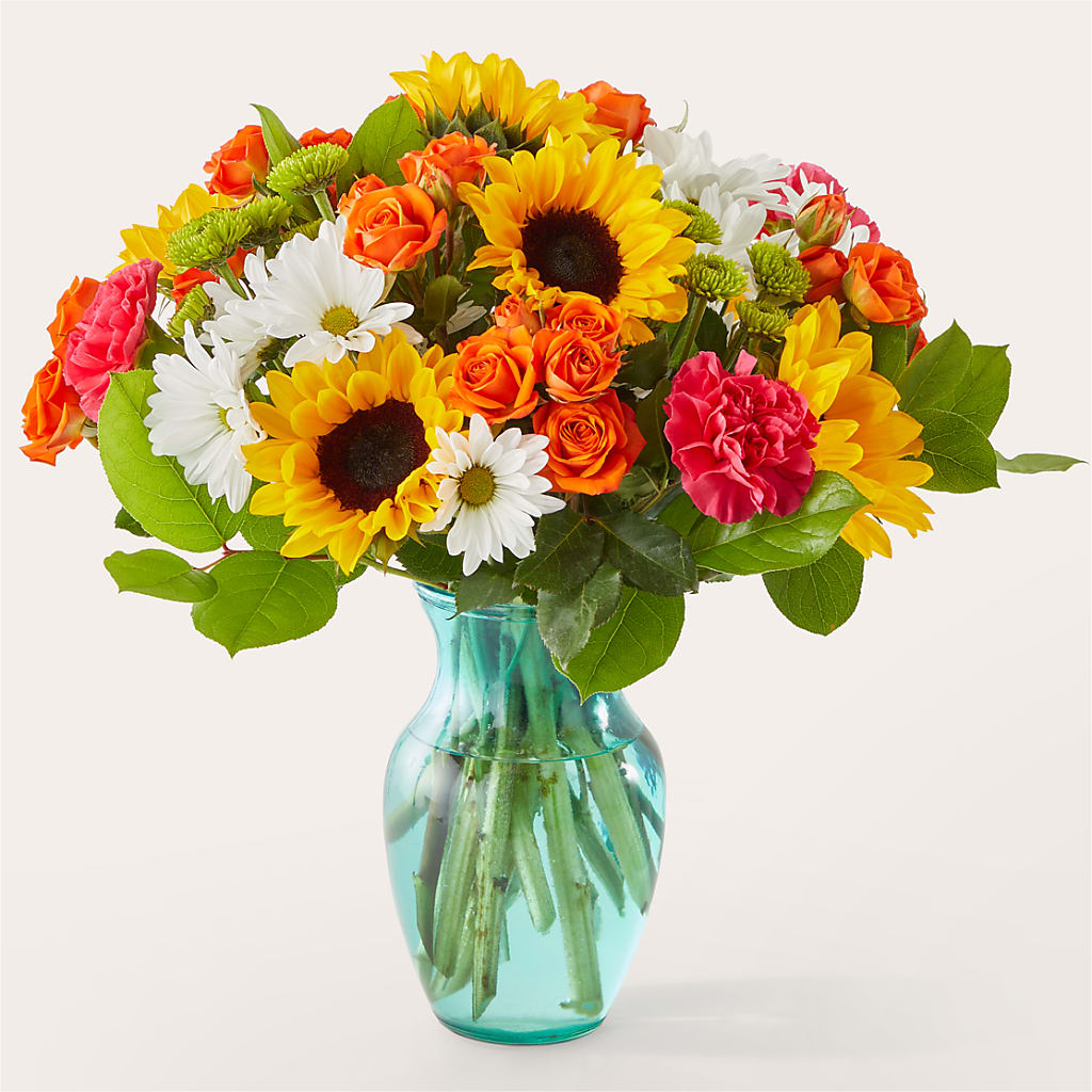 Sun-drenched Blooms Bouquet – Garden Of Eden Florist, San Antonio TX