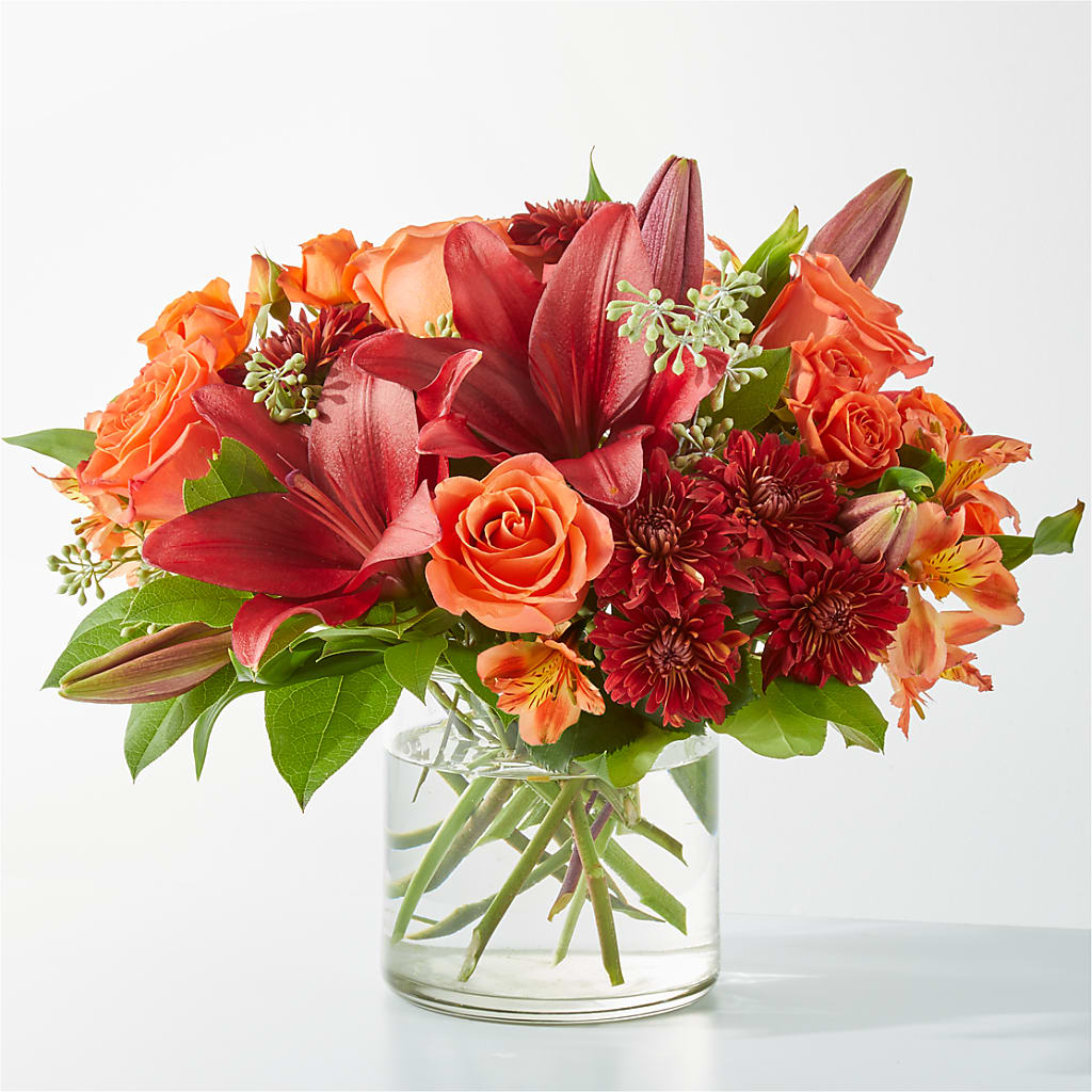Crimson Leaves Bouquet – Garden Of Eden Florist, San Antonio TX