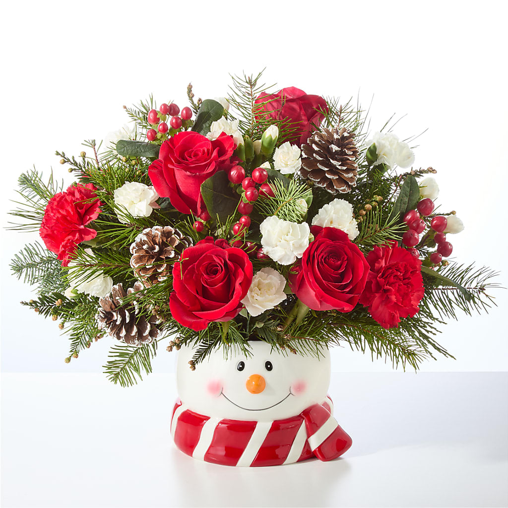Jolly Snowman Bouquet –  Garden Of Eden Florist, San Antonio TX