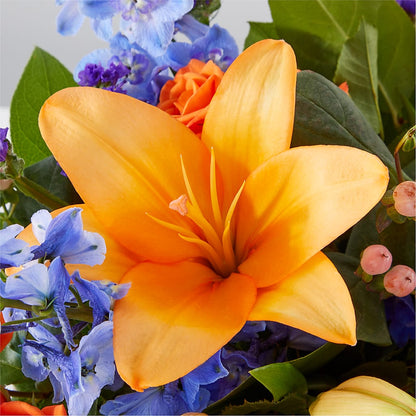 Radiant Citrus Box Bouquet –  Garden Of Eden Florist, San Antonio TX