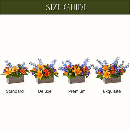 Radiant Citrus Box Bouquet –  Garden Of Eden Florist, San Antonio TX