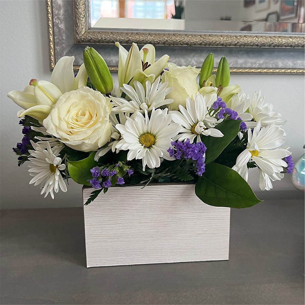 Beyond Blue Box Bouquet –  Garden Of Eden Florist, San Antonio TX