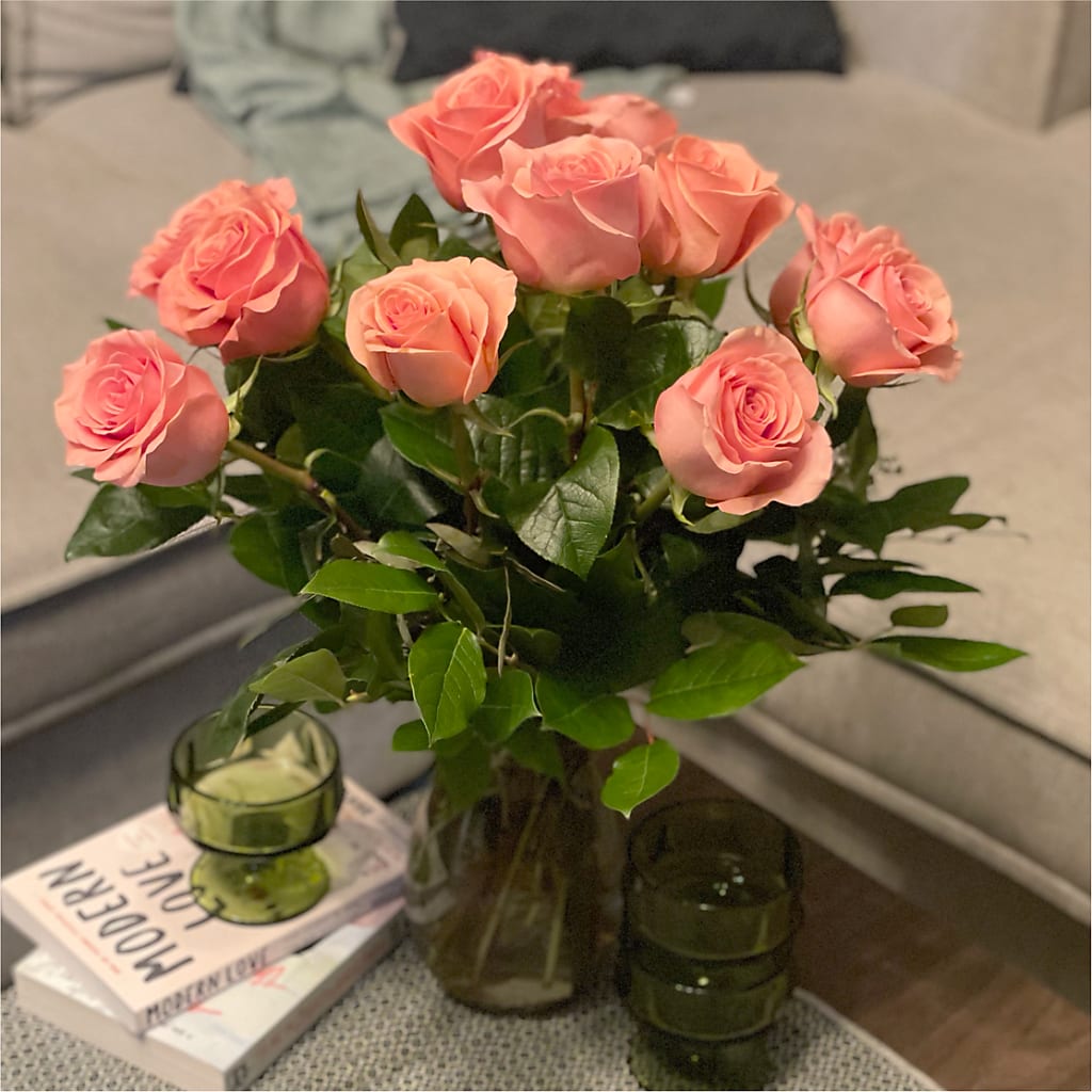 Long Stem Pink Rose Bouquet –  Garden Of Eden Florist, San Antonio TX